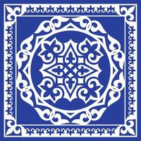 Traditional Persian-Arabic-Turkish-Islamic Pattern. Circular Geometric Ornament. Pattern in ethnic style. Traditional Ornament for ceramic tile, carpet, shawl, pillow, cushion, laser or plotter vector