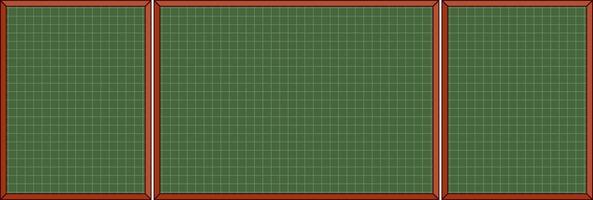 The Square school board in green color. vector