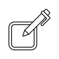 Icon a compose, isolated against a clean background vector