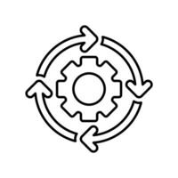 Icon a optimization isolated against a clean background. vector