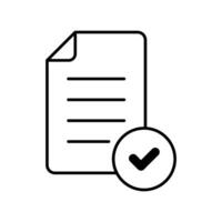 Icon a file, isolated against a clean background vector