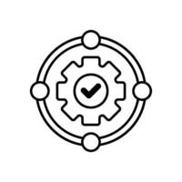 Icon a framework isolated against a clean background. vector