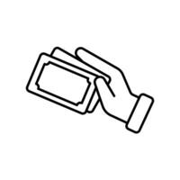 Icon a payment, isolated against a clean background.. vector