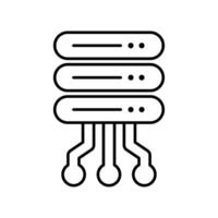 Icon a proxy, vector