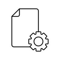 Icon a settings, isolated against a clean background.. vector