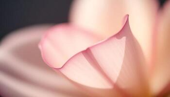 A close up of a pink flower with a blurred background photo