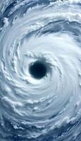 very large black hole in the middle of the sky photo