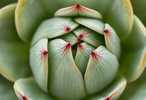 close up view of the center of a flower photo