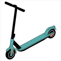 Electric scooter icon.Web design graphic isolated on white background, ideal for urban transport and mobility concepts. vector
