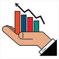 Growth icon. Progress development expansion concept. vector