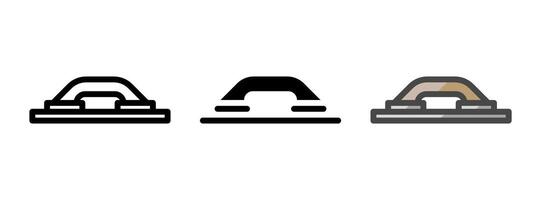 Multipurpose Float Icon in Outline, Glyph, Filled Outline Style vector