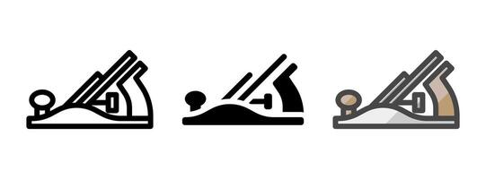 Multipurpose Plane Icon in Outline, Glyph, Filled Outline Style vector