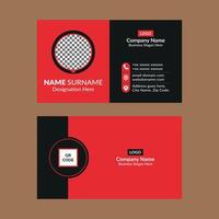 Modern Business Card Layout. Dynamic Template Display for Promotional Campaign. vector