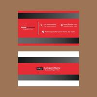 Modern Business Card Layout. Artistic Template Display for Promotion. vector