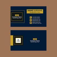 Modern Business Card Layout. Elegant Template Display for Promotion. vector