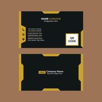 Modern Business Card Layout. Abstract Layout Display for Promotion. vector
