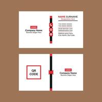 Modern Business Card Layout. Elegant Layout Display for Promotion. vector