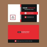 Modern Business Card Layout. Dynamic Layout Display for Promotional Campaign. vector