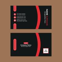 Modern Business Card Layout. Luxurious Template Display for Promotional Campaign. vector