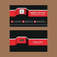 Modern Business Card Layout. Innovative Template Display for Promotional Campaign. vector
