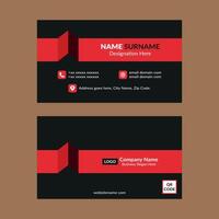 Modern Business Card Layout. Luxurious Layout Display for Promotional Campaign. vector