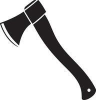 Hand axe silhouette icon graphic design. vector