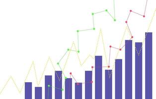 a bar chart showing the vector