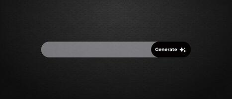 Ai interface design featuring sleek search bar with icon for easy and efficient user interaction vector