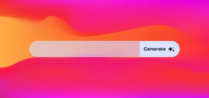 Ai progress indicator with dynamic and vibrant color gradient for modern applications vector