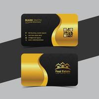 Minimalist Business Card Design Customizable Template for Professionals vector