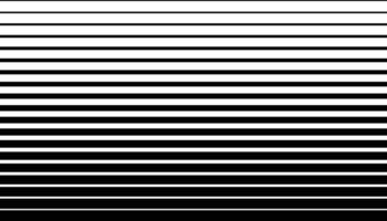 Black halftone stripe background with horizontal fade effect. vector