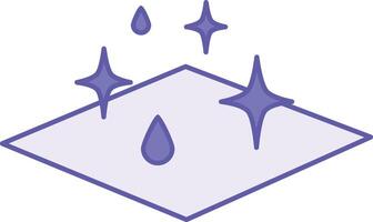 Colored Cleanliness Icon. Illustration. No Germs, Dirt, and Trash. Hygiene Concept vector