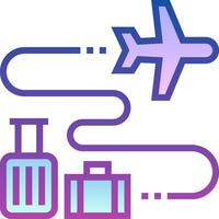 airplane illustration on a white background can be used for advertising media or educational props vector