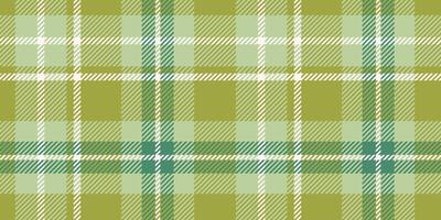 A seamless green and beige tartan plaid pattern with diagonal accents, perfect for textiles, nature-inspired designs, and rustic aesthetics. vector