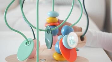 Engaging toddler playtime with colorful learning toy video