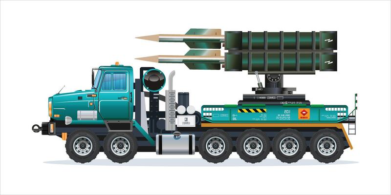 Missile vehicle military weapon rocket launcher truck