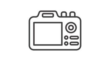 Animated Camera View Landscape Frame video