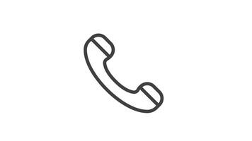 Animated Phone Call Alert Notification video