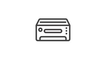 Animated Printer With Photo Output video