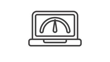 Animated Speed Test Performance Meter video