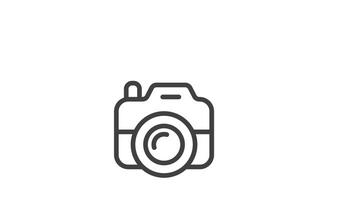 Animated Retro DSLR Camera Setup video