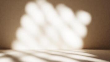 3d rendering of empty background with abstract shadow for product display video