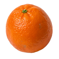 an orange is shown on a transparent background png