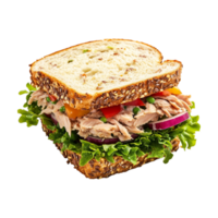 a sandwich with meat and vegetables on it png