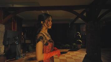 Elegant Evening Dance in Dim Light video