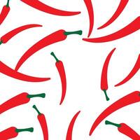 chili pepper background vector