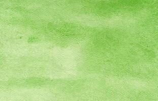 Bright Green Watercolor Paper Texture Background photo