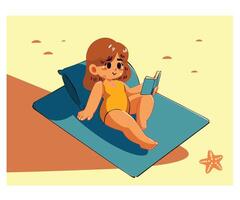 Relaxing Beach Day vector