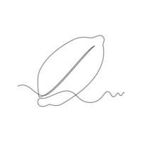one line art Wheat Seeds illustration. line art, one continuous line, simple, hand drawn and sketch style. for icons, symbols, signs or logos vector