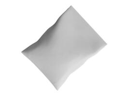 A 3d model of a white square on a white background photo